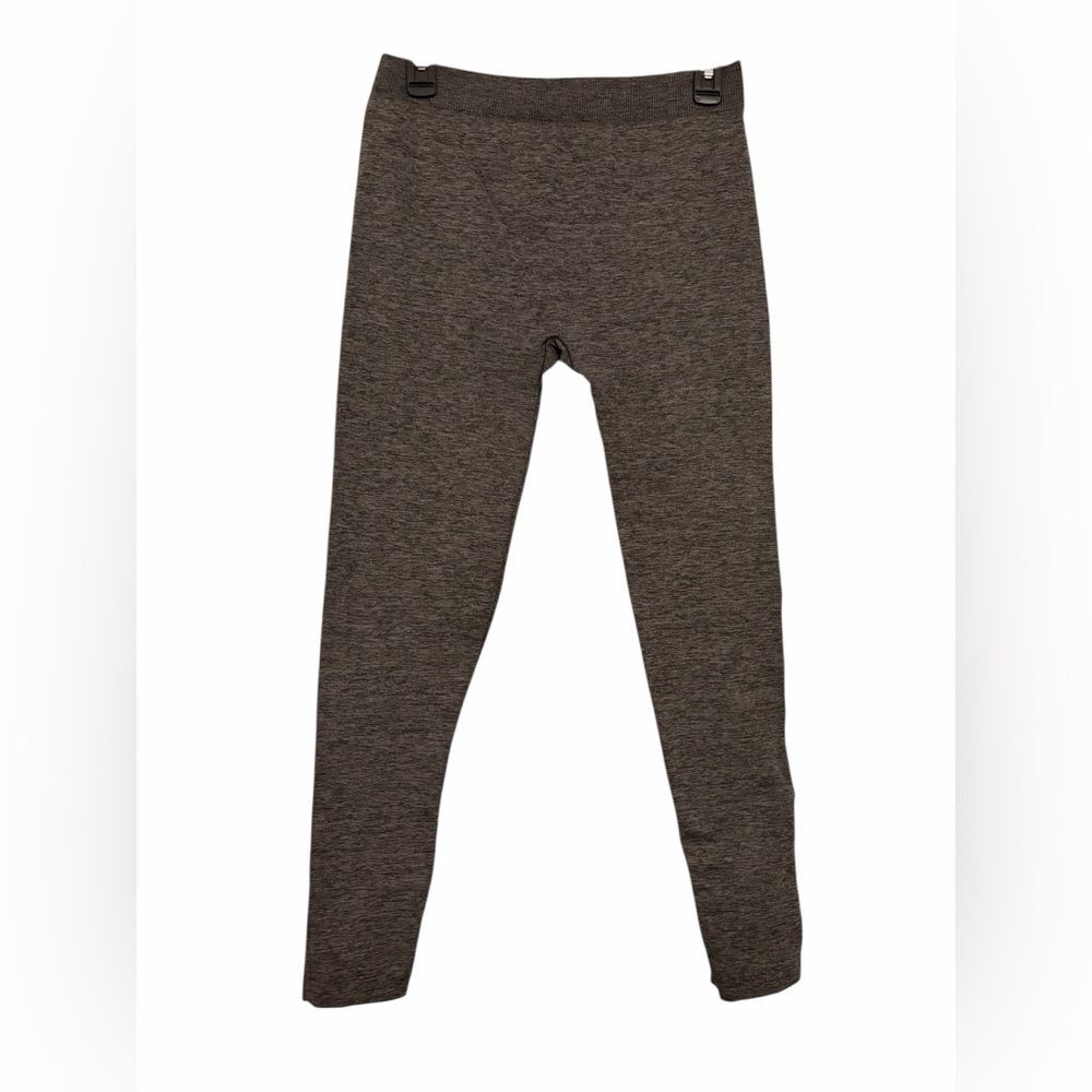 Time and Tru Gray Fleece-Lined Leggings – Size 12/14